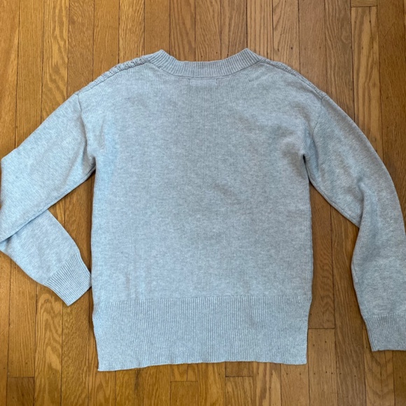 Banana Republic Gray Pointelle Sweater - Picture 4 of 4